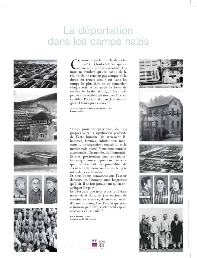 La déportation des camps nazis (1933-1945)