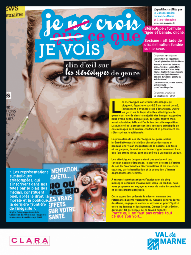 Je ne crois que ce que je vois